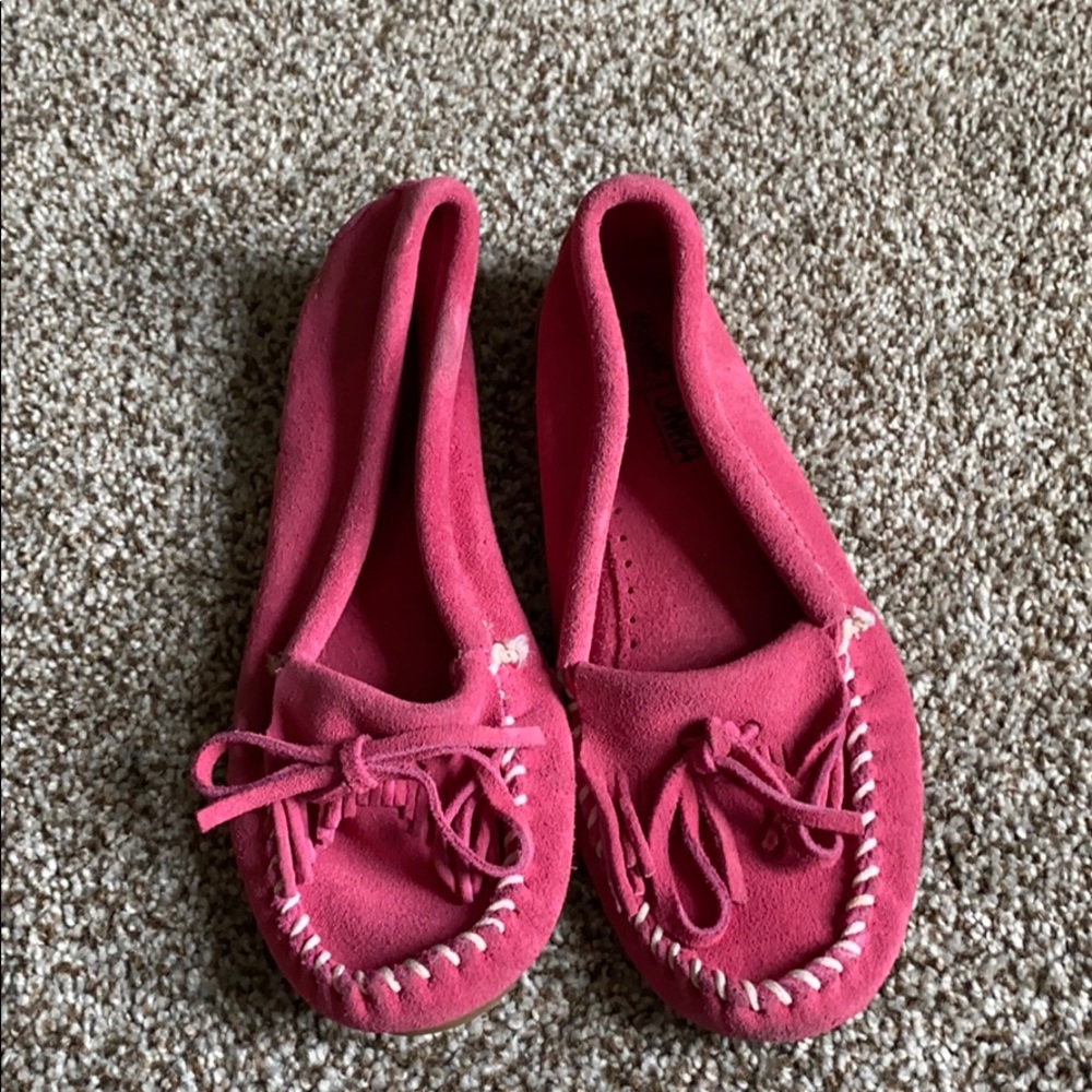 Pink Moccasins